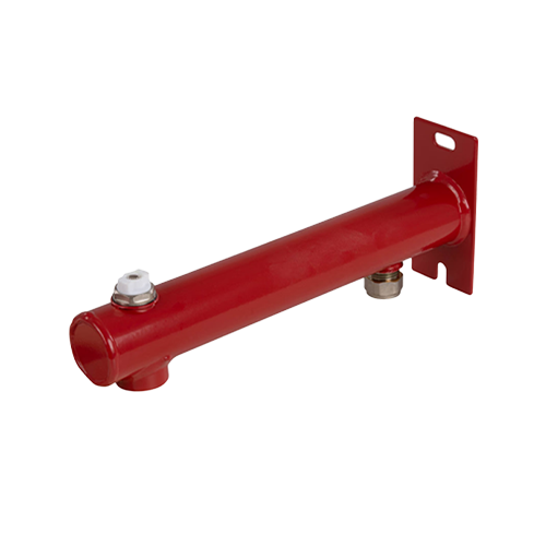 Kleinpakket Expansievatbeugel 3-gats rond rood met puntstuk en ontluchter | CVketel.nl